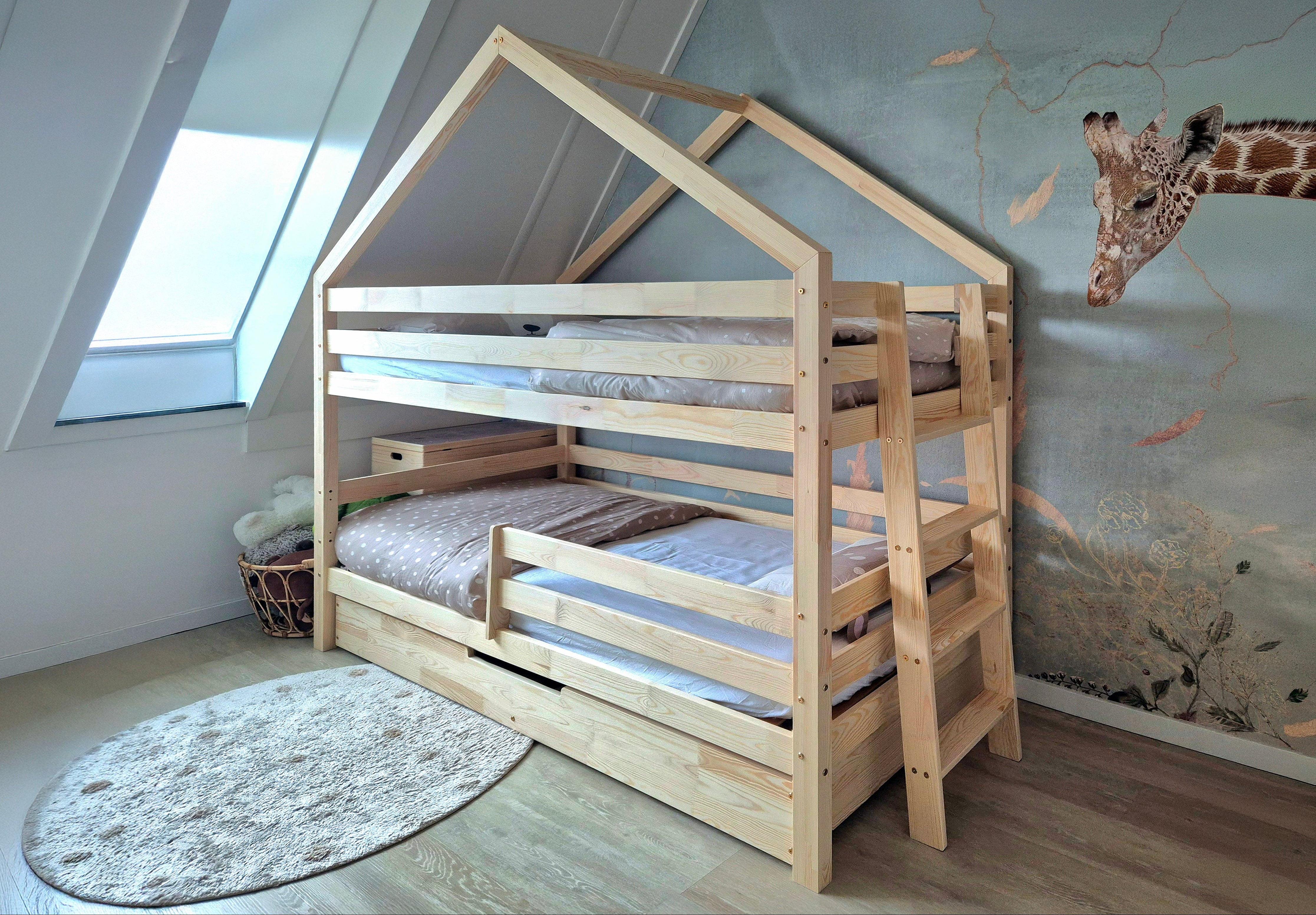 Half-high bunk bed MICKEY type 2 – PETIT PUK Official webstore