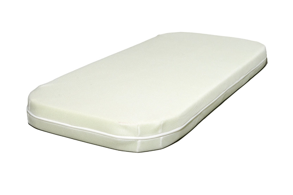 Opvouwbaar matras 140 x 200 cm schuimdikte 10cm - 23D spons - Oeko-Tex gecertificeerd - witte hoes