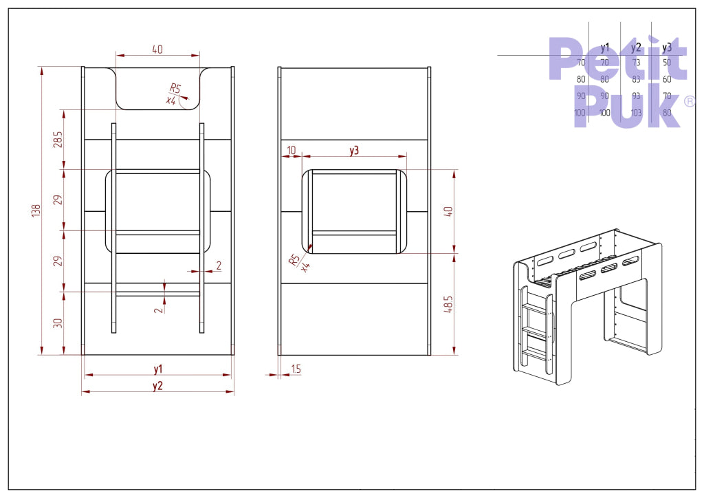 Express Mezzanine Bed Marant Express