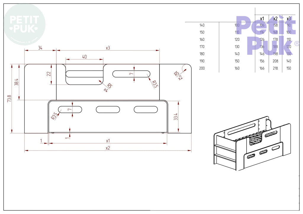 Express Delivery: Toddler Bed With Pull-Out Drawer Basil Bedhouse