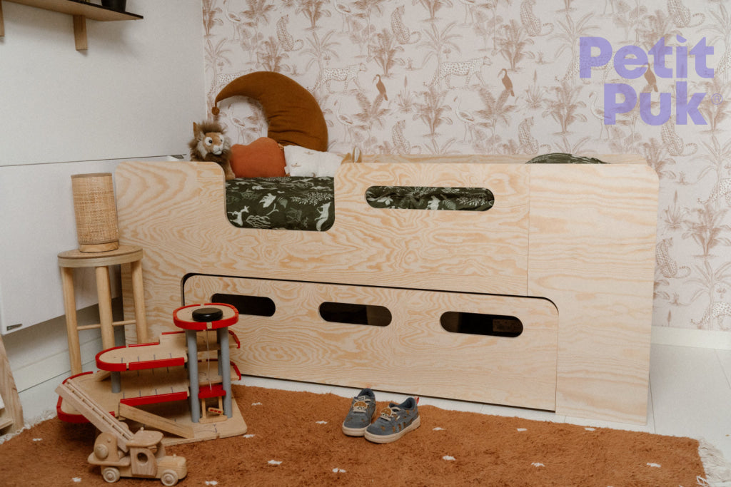 Express Toddler Bed With Pull-Out Drawer Basil Express