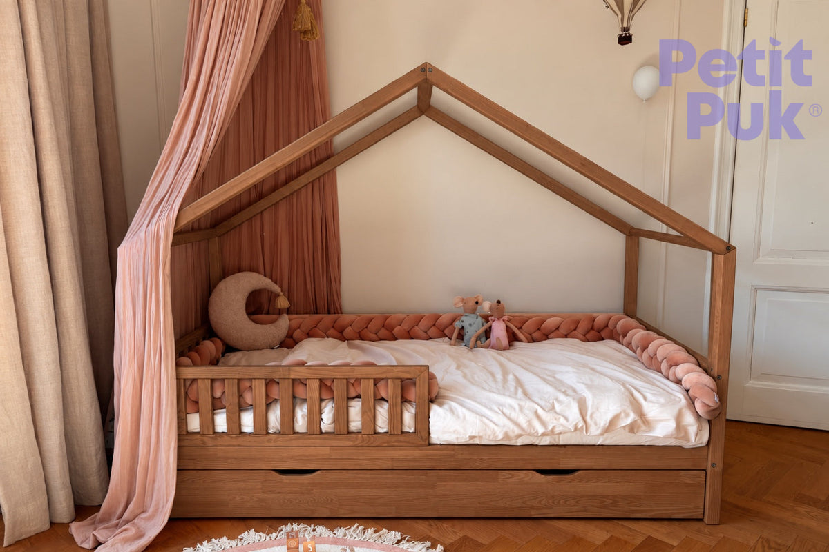 House bed KICK — Light Walnut #color_light-walnut