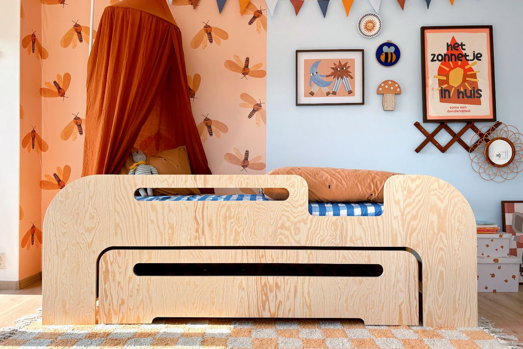 Letto per bambini con cassettone estraibile SAGE - Consegna veloce