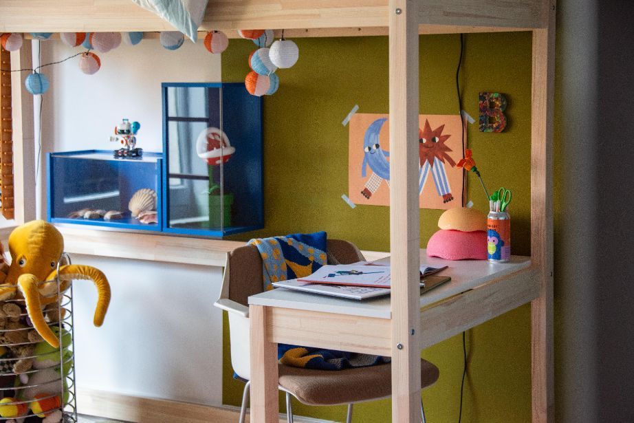 Loft Bed + Desk TOBI