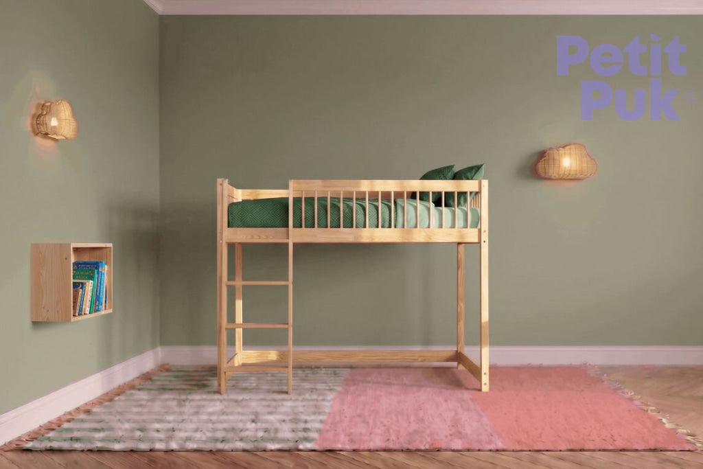 Toddler loft bed PADDY - mezzanine bed