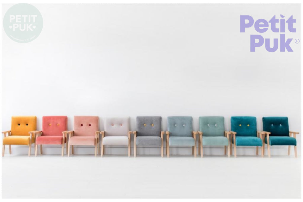 Velvet Arm Chair Victor Kids Furniture