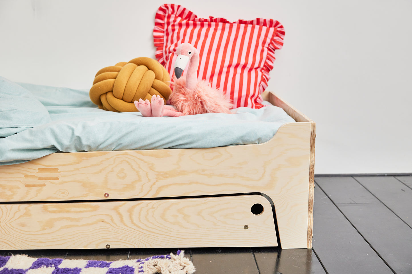 Express Kinderbett mit ausziehbarer Schublade GUUS