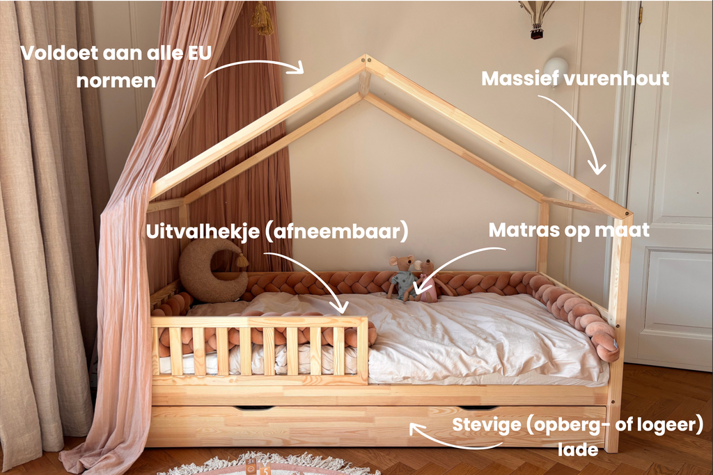 Bedhuisje KICK 90x200 - Snelle levering