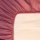 Børne kuvertlagen i TENCEL™ twill Støvet rosa 90x200