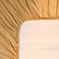 Børne kuvertlagen i TENCEL™ twill Okkergula 90x200