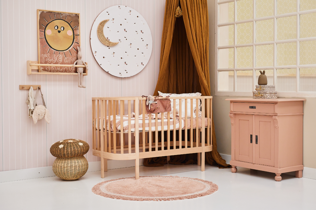 Crib Hazel Natural Beech Wood Accessory