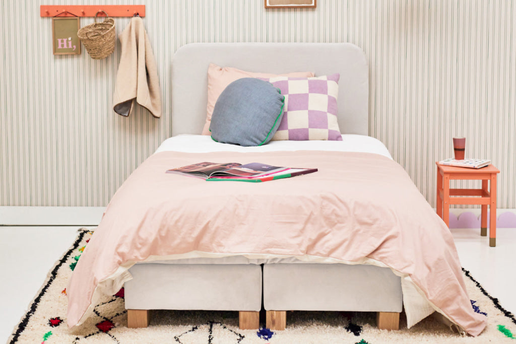 Spring Puk Kid's boxspring bed Bennet - High quality beds - PETIT PUK® – PETIT PUK ...