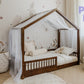 CATO KICK - Tulle Curtain - White - house bed