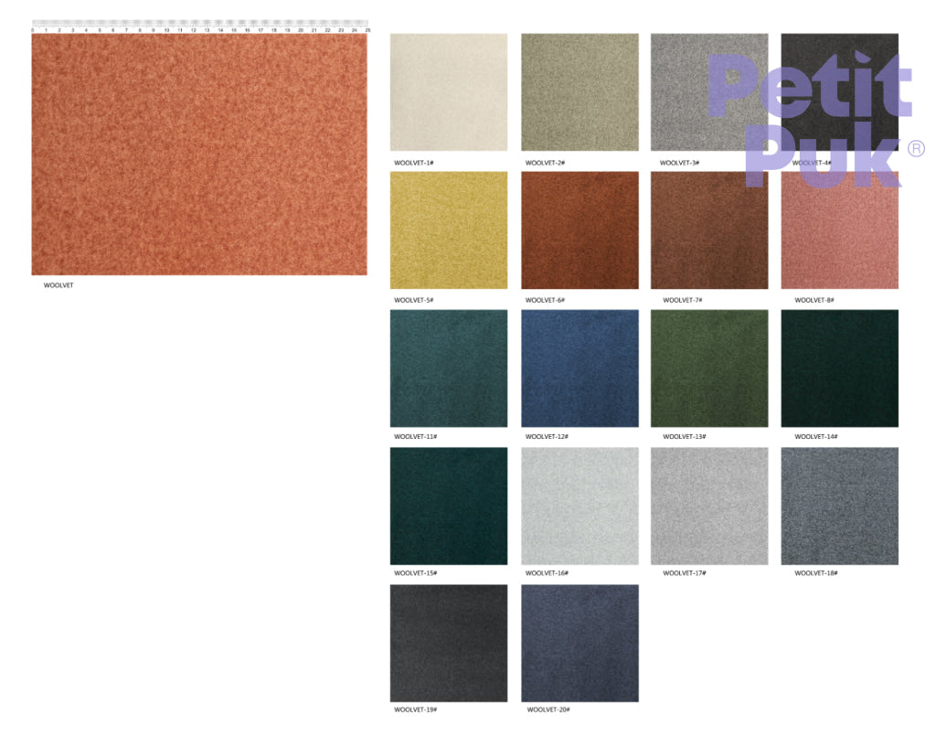 Woolvet color options