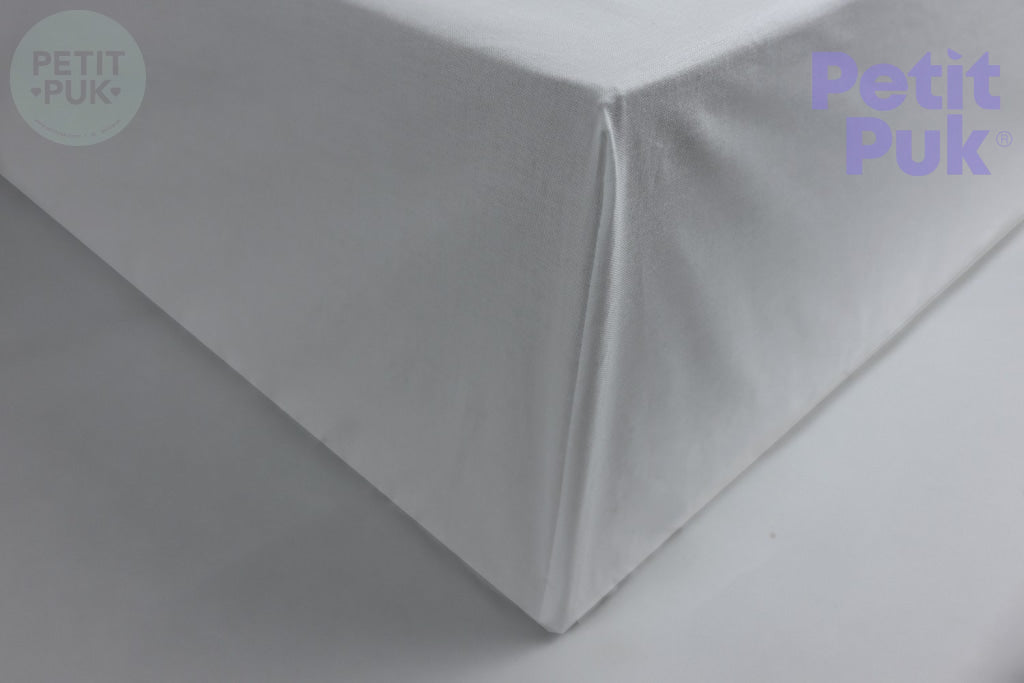 Fitted Sheets 80X160 White Crispy Cotton Express Bed