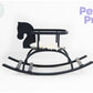 Handmade Wooden Rocking Horse