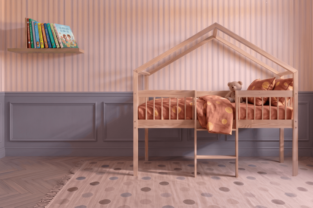 Loft bed & bunk bed PADDINGTON - mezzanine bed