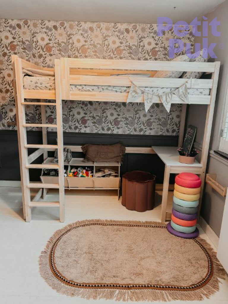 Loft Bed + Desk TOBI mezzanine bed