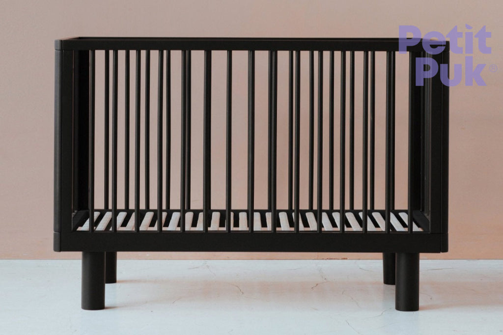 NEW! Express Baby Cot NOX mono 60x120 60x120 / BLACK Nox