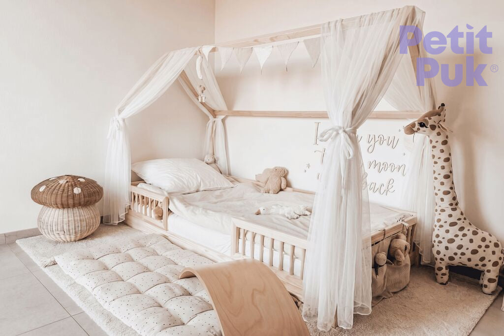 NOLITA BETTY - Tulle Curtain - White / 1 Curtain - house bed