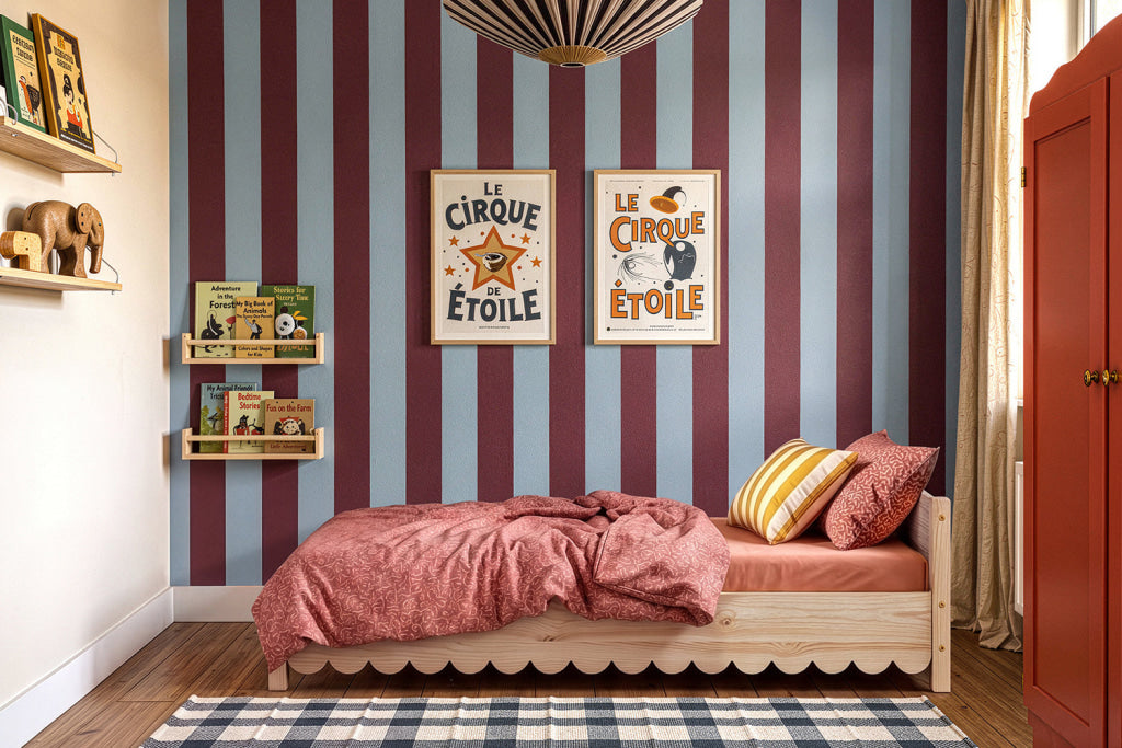 Single bed ROBIN - montessori bed - floorbed - natural colour