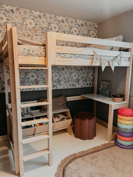 Loft Bed + Desk TOBI