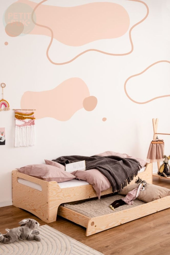 Brown store toddler bed